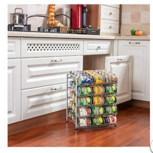 5 tier can organizer rack